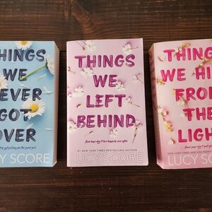 Lucy Score Book Set with Floral Covers